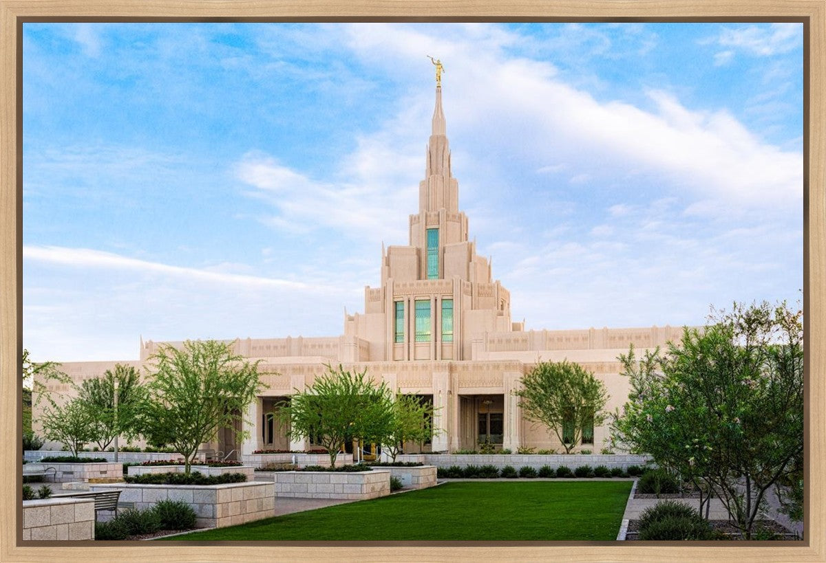 Phoenix Temple Windows of Heaven Gallery Wrap