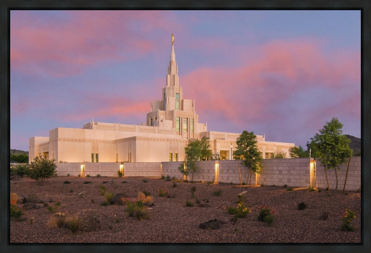 Phoenix Temple Eventide Gallery Wrap