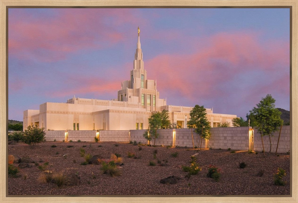 Phoenix Temple Eventide Gallery Wrap