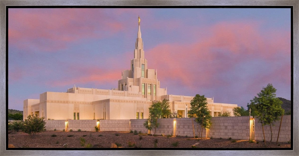 Phoenix Temple Eventide Gallery Wrap