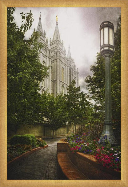 Salt Lake Temple Everglow