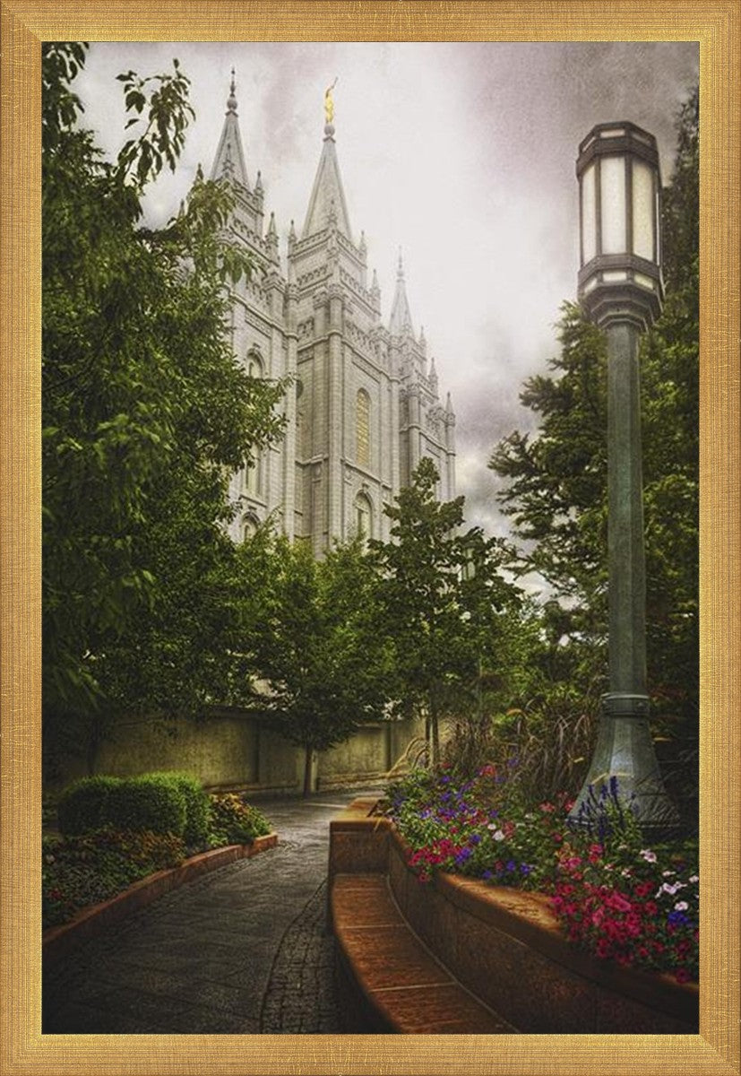 Salt Lake Temple Everglow