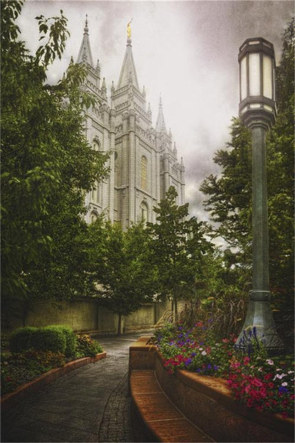 Salt Lake Temple Everglow