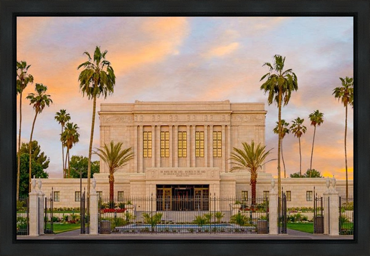 Mesa Palm Trees Gallery Wrap