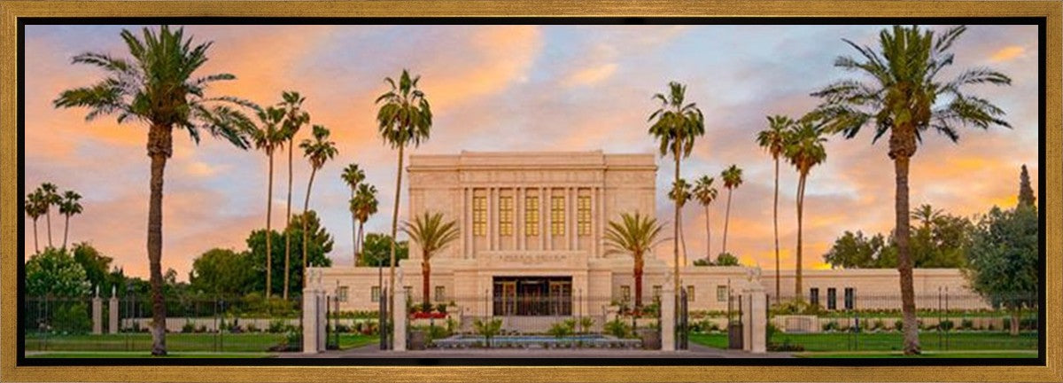 Mesa Palm Trees Gallery Wrap