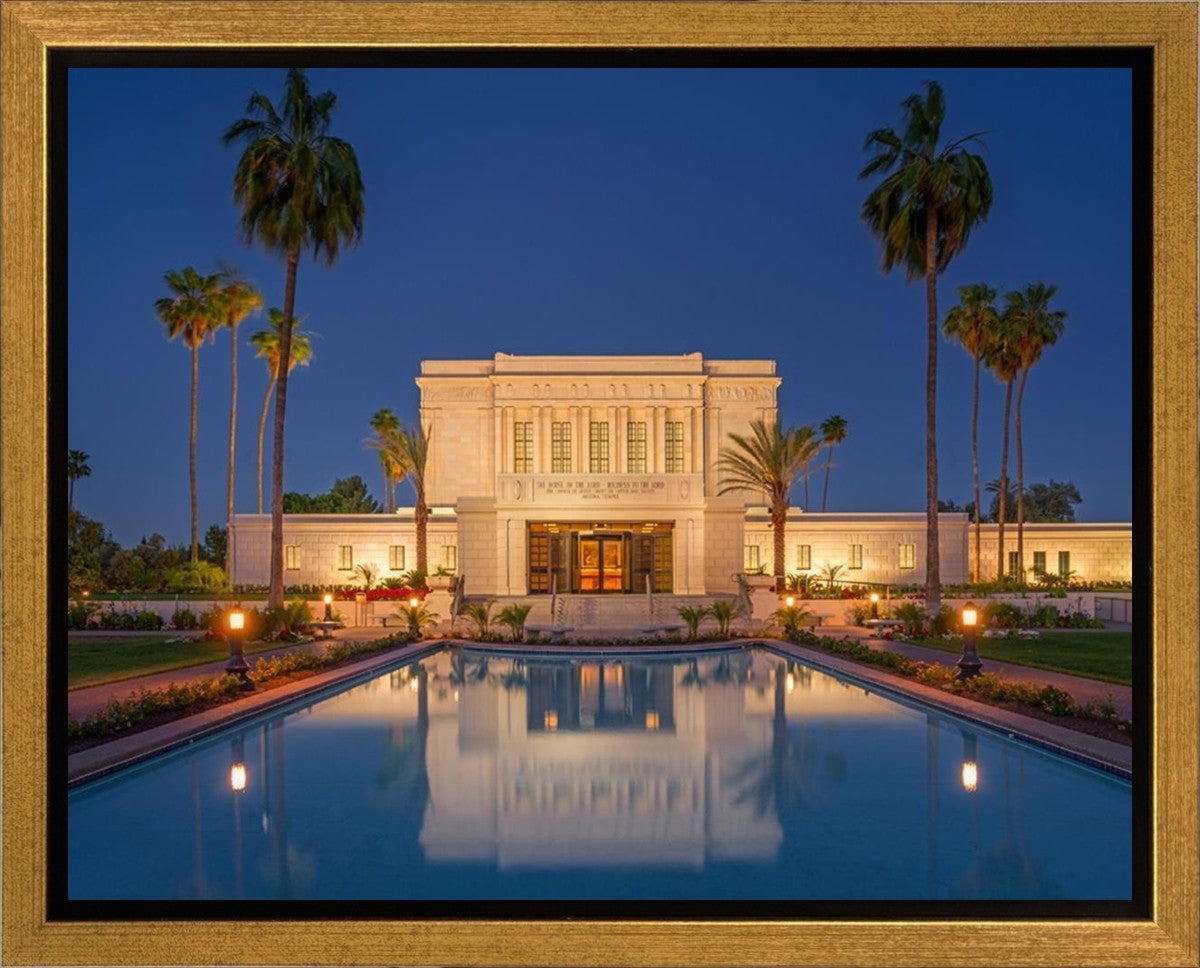 Mesa Night Reflections Gallery Wrap
