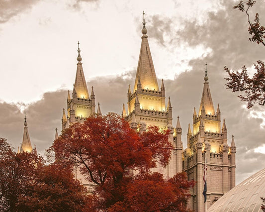 Salt Lake Temple 05 Gallery Wrap