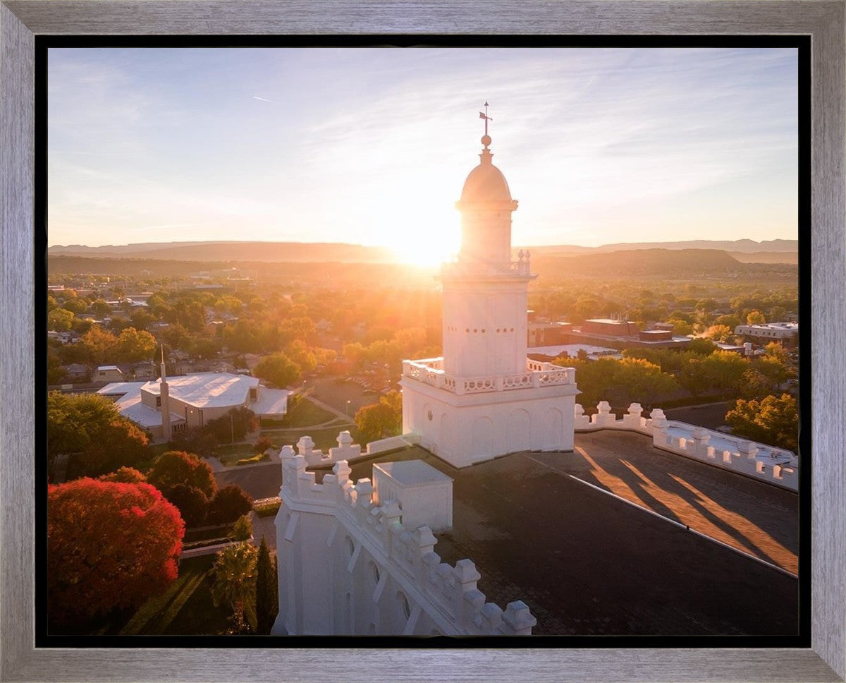 St. George Sunburst Gallery Wrap