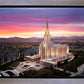 Oquirrh Mountain Pink Sunset Aerial