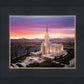 Oquirrh Mountain Pink Sunset Aerial