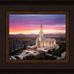 Oquirrh Mountain Pink Sunset Aerial