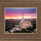 Oquirrh Mountain Pink Sunset Aerial