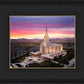 Oquirrh Mountain Pink Sunset Aerial
