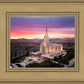 Oquirrh Mountain Pink Sunset Aerial
