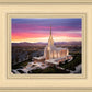 Oquirrh Mountain Pink Sunset Aerial