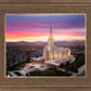 Oquirrh Mountain Pink Sunset Aerial