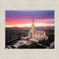Oquirrh Mountain Pink Sunset Aerial