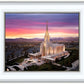 Oquirrh Mountain Pink Sunset Aerial