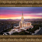 Oquirrh Mountain Pink Sunset Aerial