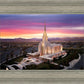 Oquirrh Mountain Pink Sunset Aerial