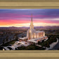Oquirrh Mountain Pink Sunset Aerial