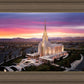 Oquirrh Mountain Pink Sunset Aerial