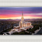 Oquirrh Mountain Pink Sunset Aerial