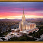 Oquirrh Mountain Pink Sunset Aerial