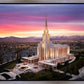 Oquirrh Mountain Pink Sunset Aerial