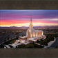 Oquirrh Mountain Pink Sunset Aerial