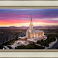 Oquirrh Mountain Pink Sunset Aerial