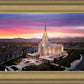 Oquirrh Mountain Pink Sunset Aerial