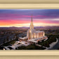 Oquirrh Mountain Pink Sunset Aerial
