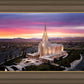 Oquirrh Mountain Pink Sunset Aerial