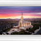 Oquirrh Mountain Pink Sunset Aerial