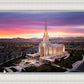 Oquirrh Mountain Pink Sunset Aerial