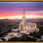 Oquirrh Mountain Pink Sunset Aerial