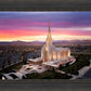 Oquirrh Mountain Pink Sunset Aerial