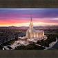 Oquirrh Mountain Pink Sunset Aerial
