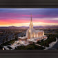 Oquirrh Mountain Pink Sunset Aerial