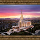 Oquirrh Mountain Pink Sunset Aerial
