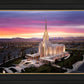 Oquirrh Mountain Pink Sunset Aerial