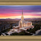 Oquirrh Mountain Pink Sunset Aerial