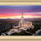 Oquirrh Mountain Pink Sunset Aerial