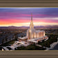 Oquirrh Mountain Pink Sunset Aerial