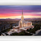 Oquirrh Mountain Pink Sunset Aerial