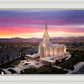 Oquirrh Mountain Pink Sunset Aerial