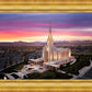 Oquirrh Mountain Pink Sunset Aerial