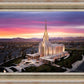 Oquirrh Mountain Pink Sunset Aerial