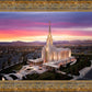 Oquirrh Mountain Pink Sunset Aerial